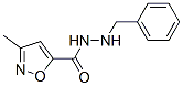 CAS#: 1085-32-1, 3-Methyl-N'-(Phenylmethyl)-1,2-Oxazole-5-Carbohydrazide
