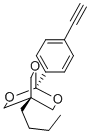 CAS 登录号：108614-27-3， 1-丁基-4-(4-乙炔基苯基)-3,5,8-三氧杂双环[2.2.2]辛烷