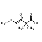 CAS 登录号：108672-60-2， 2-(甲氧基-氧偶氮基)-2-甲基-丙酸