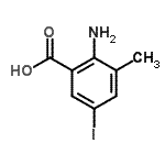 CAS#: 108857-24-5, 2-Amino-5-Iodo-3-Methylbenzoic Acid