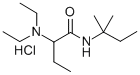 CAS#: 108901-43-5, Diethyl-[1-(2-Methylbutan-2-Ylamino)-1-Oxobutan-2-Yl]Azanium Chloride