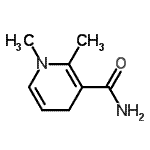 CAS 登录号：108964-21-2， 1,2-二甲基-1,4-二氢-3-吡啶甲酰胺