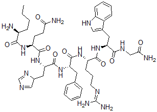 CAS#: 109022-88-0, L-Norleucyl-L-glutaminyl-L-histidyl-L-phenylalanyl-L-arginyl-L-tryptophylglycinamide