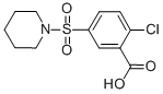 CAS 登录号：109029-95-0， 2-氯-5-哌啶-1-基磺酰基苯甲酸酯