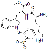 CAS 登录号：109064-70-2， H-赖氨酰-2-(2-硝基苯基硫基)色氨酸甲酯