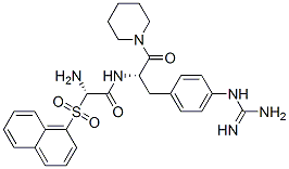 CAS#: 109273-48-5, N-[3-[4-(Hydrazinylmethylideneamino)Phenyl]-1-Oxo-1-Piperidin-1-Ylpropan-2-Yl]-2-(Naphthalen-2-Ylsulfonylamino)Acetamide