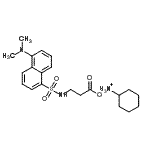 CAS#: 1093-97-6, Cyclohexanaminium 3-({[5-(Dimethylamino)-1-Naphthyl]Sulfonyl}Amino)Propanoate