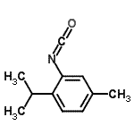 CAS 登录号：109310-54-5， 2-异氰酸-1-异丙基-4-甲基苯