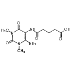 CAS#: 109418-98-6, 5-[(6-Amino-1,3-Dimethyl-2,4-Dioxo-1,2,3,4-Tetrahydro-5-Pyrimidinyl)Amino]-5-Oxopentanoic Acid