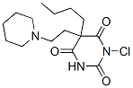 CAS 登录号：109438-93-9， 5-丁基-5-(2-哌啶-1-鎓-1-基乙基)-1,3-二嗪农-2,4,6-三酮氯化物
