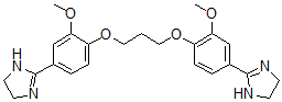 CAS 登录号：109444-03-3， 2-[4-[3-[4-(4,5-二氢-1H-咪唑-2-基)-2-甲氧基苯氧基]丙氧基]-3-甲氧基苯基]-4,5-二氢-1H-咪唑