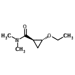 CAS 登录号：109459-24-7， (1R,2R)-2-乙氧基-N,N-二甲基环丙烷甲酰胺