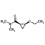 CAS 登录号：109459-25-8， (1R,2S)-2-乙氧基-N,N-二甲基环丙烷甲酰胺