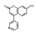 CAS 登录号：109512-76-7， 7-羟基-4-(3-吡啶基)-2H-苯并吡喃-2-酮