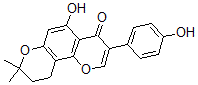 CAS#: 109517-68-2, 5-Hydroxy-3-(4-Hydroxyphenyl)-8,8-Dimethyl-9,10-Dihydropyrano[6,5-h]Chromen-4-One
