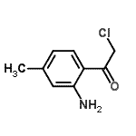 CAS 登录号：109532-23-2， 1-(2-氨基-4-甲基苯基)-2-氯乙烷酮