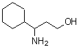 CAS 登录号：109647-95-2， 3-氨基-3-环己基-1-丙醇