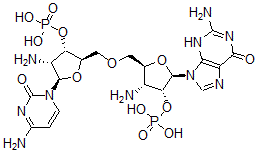 CAS#: 109679-55-2, 5'-Phosphoryl-(3'-amino-3'-deoxycytidylyl)-(3'-5')-3'-amino-3'-deoxyguanosine