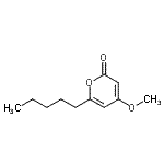 CAS 登录号：109746-09-0， 4-甲氧基-6-戊基-2H-吡喃-2-酮