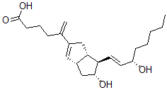 CAS#: 109838-17-7, 5-[(3aS,5R,6R,6aS)-5-Hydroxy-6-[(E,3S)-3-Hydroxyoct-1-Enyl]-1,3a,4,5,6,6a-Hexahydropentalen-2-Yl]Hex-5-Enoic Acid