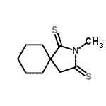 CAS 登录号：109875-84-5， 2-甲基-2-氮杂螺[4.5]癸烷-1,3-二硫酮