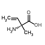 CAS 登录号：109958-86-3， (2R)-2-氨基-2-甲基-3-丁烯酸
