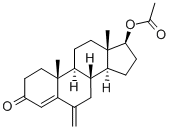 CAS#: 1100-17-0, [(8R,9S,10R,13S,14S,17S)-10,13-Dimethyl-6-Methylidene-3-Oxo-2,7,8,9,11,12,14,15,16,17-Decahydro-1H-Cyclopenta[a]Phenanthren-17-Yl] Acetate