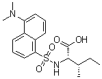 CAS#: 1100-21-6, N-{[5-(Dimethylamino)-1-Naphthyl]Sulfonyl}-L-Isoleucine