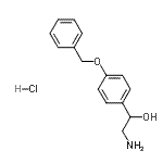 CAS#: 110039-04-8, 2-Amino-1-[4-(Benzyloxy)Phenyl]Ethanol Hydrochloride (1:1)