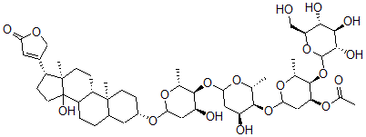 CAS 登录号：11014-59-8， 毛花苷