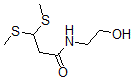 CAS#: 110225-60-0, N-(2-Hydroxyethyl)-3,3-Bis(Methylsulfanyl)Propanamide