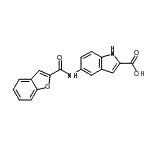 CAS#: 110314-42-6, 5-[(1-Benzofuran-2-Ylcarbonyl)Amino]-1H-Indole-2-Carboxylic Acid