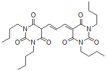 CAS#: 110425-49-5, 1,3-Dibutyl-5-[(E)-3-(1,3-Dibutyl-2,4,6-Trioxo-1,3-Diazinan-5-Yl)Prop-2-Enylidene]-1,3-Diazinane-2,4,6-Trione
