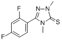 CAS#: 110623-35-3, 5-(2,4-Difluorophenyl)-2,4-Dimethyl-1,2,4-Triazole-3-Thione