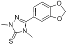 CAS#: 110623-40-0, 5-(1,3-Benzodioxol-5-Yl)-2,4-Dimethyl-1,2,4-Triazole-3-Thione