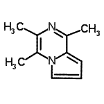CAS 登录号：110674-43-6， 1,3,4-三甲基吡咯o[1,2-a]吡嗪