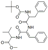 CAS#: 110771-17-0, Methyl 3-Methyl-2-[[(Z)-2-[[2-[(2-Methylpropan-2-Yl)Oxycarbonylamino]-3-Phenylpropanoyl]Amino]-3-Phenylprop-2-Enoyl]Amino]Butanoate