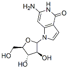 CAS 登录号：110914-71-1， 6-氨基-1-[(2R,3S,4S,5R)-3,4-二羟基-5-(羟基甲基)四氢呋喃-2-基]-5H-吡咯并[3,2-c]吡啶-4-酮