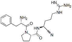CAS 登录号：111009-86-0， (2S)-N-[(2R)-2-氨基-3-苯基丙酰基]-1-[(1S)-1-氰基-4-(二氨基亚甲基氨基)丁基]吡咯烷-2-甲酰胺