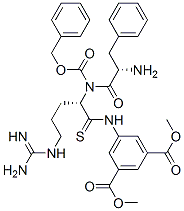 CAS#: 111070-40-7, 5-(Benzyloxycarbonylphenylalanylarginylthioamido)isophthalic acid dimethyl ester