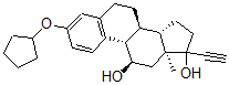 CAS#: 111102-94-4, (8S,9S,11R,13S,14S)-3-Cyclopentyloxy-17-Ethynyl-13-Methyl-7,8,9,11,12,14,15,16-Octahydro-6H-Cyclopenta[a]Phenanthrene-11,17-Diol