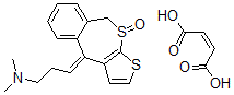 CAS#: 11119-54-3, 4-(3-Dimethylaminopropylidene)-4,9-dihydrothieno(2,3-b)benzo(e)thiepin-10-oxide maleate