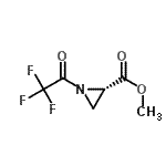 CAS 登录号：111193-38-5， 甲基(2S)-1-(三氟乙酰基)-2-氮丙啶羧酸酯