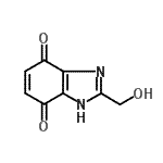 CAS 登录号：111210-04-9， 2-(羟基甲基)-1H-苯并咪唑-4,7-二酮