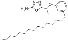 CAS#: 111254-05-8, 5-[1-(3-Pentadecylphenoxy)Ethyl]-1,3,4-Oxadiazol-2-Amine