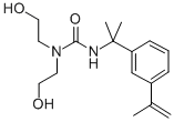 CAS 登录号：111256-33-8， 1,1-二(2-羟基乙基)-3-[2-(3-丙-1-烯-2-基苯基)丙-2-基]脲