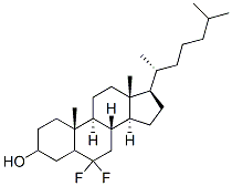 CAS#: 111300-80-2, (3S,5S,8S,9S,10R,13R,14S,17R)-6,6-Difluoro-10,13-Dimethyl-17-[(2R)-6-Methylheptan-2-Yl]-1,2,3,4,5,7,8,9,11,12,14,15,16,17-Tetradecahydrocyclopenta[a]Phenanthren-3-Ol
