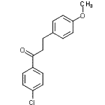 CAS 登录号：111302-58-0， 1-(4-氯苯基)-3-(4-甲氧基苯基)-1-丙酮