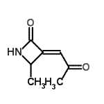 CAS#: 111390-89-7, (3E)-4-Methyl-3-(2-Oxopropylidene)-2-Azetidinone