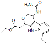 CAS#: 111478-85-4, Ethyl 2-[4-(Carbamoylamino)-8-Ethyl-1,3,4,9-Tetrahydropyrano[3,4-b]Indol-1-Yl]Acetate
